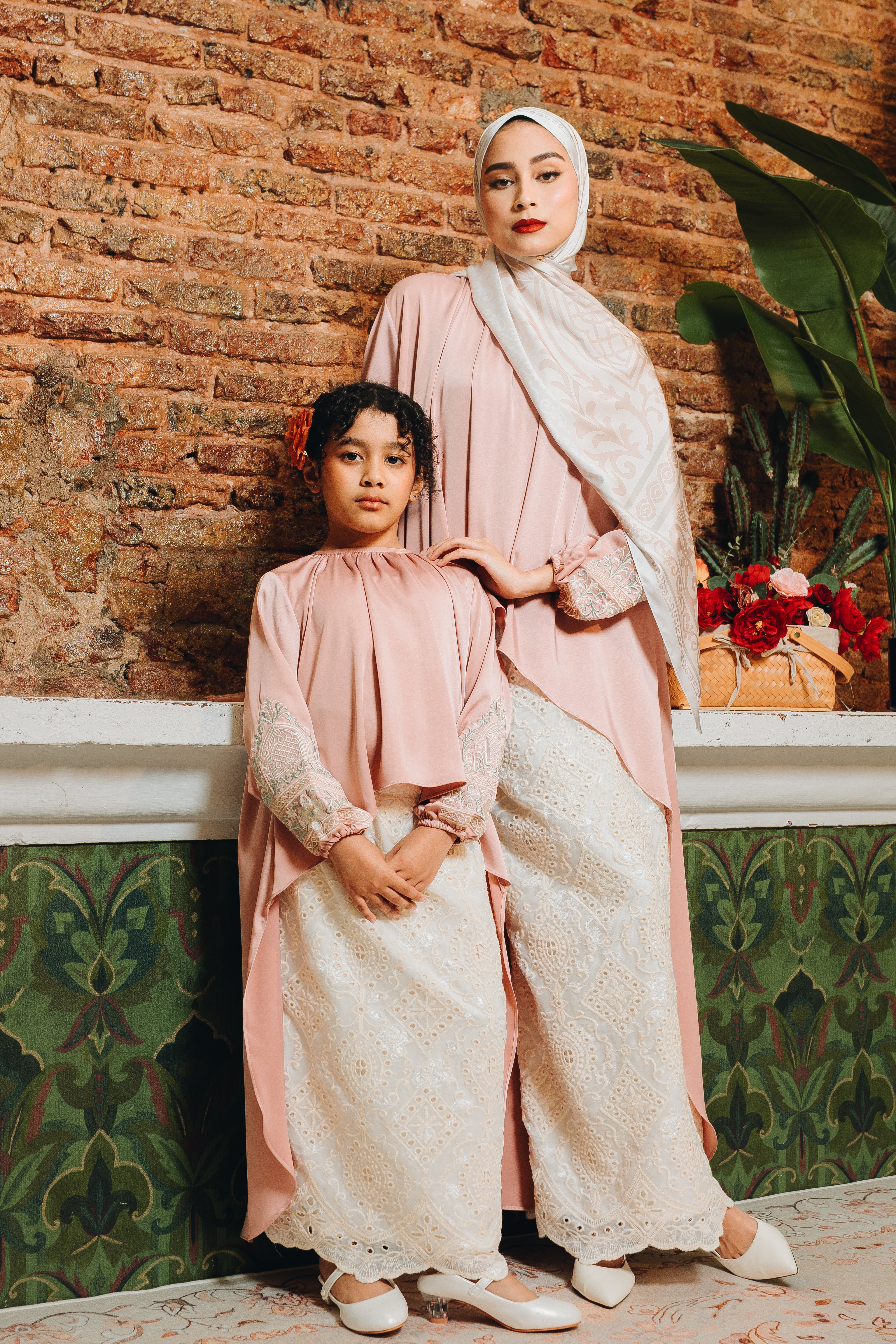 Granada Skirt Set in Rose