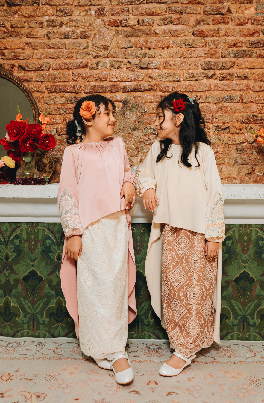 Granada Kids Skirt Set in Rose