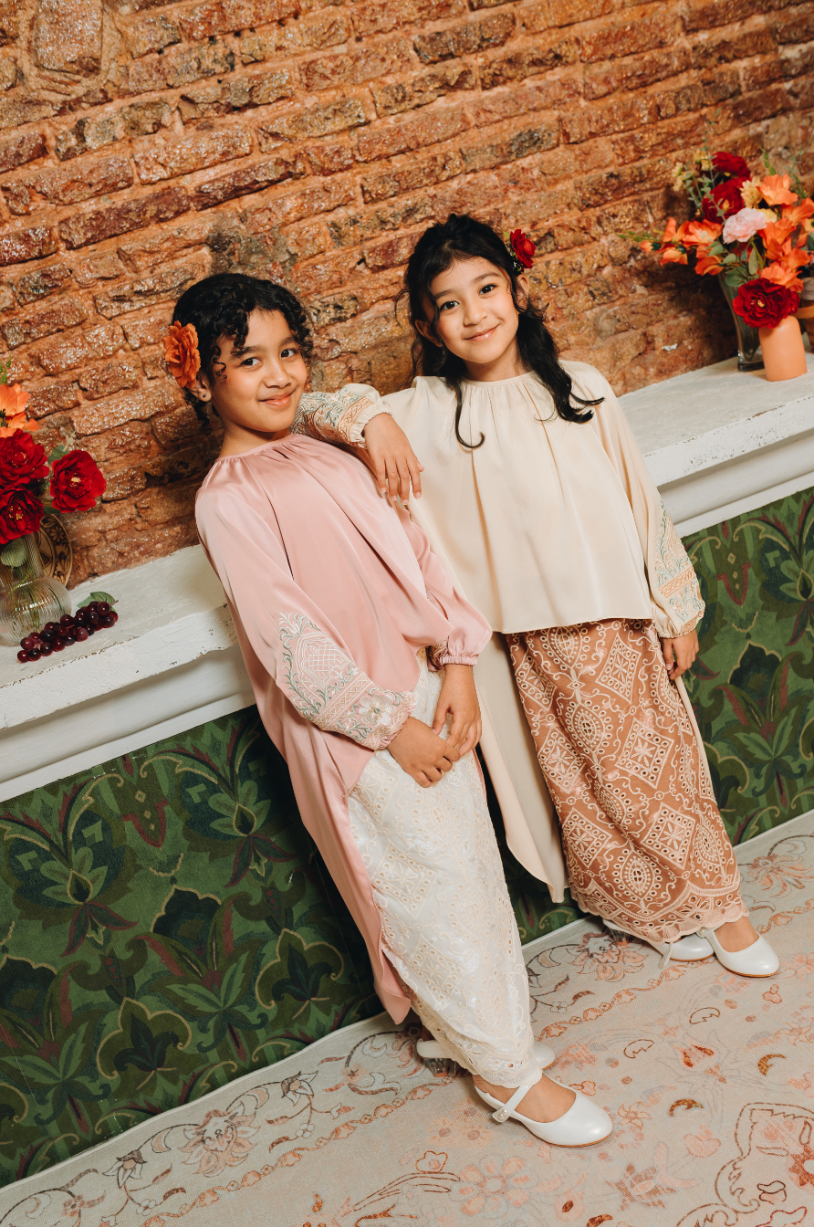 Granada Kids Skirt Set in Rose